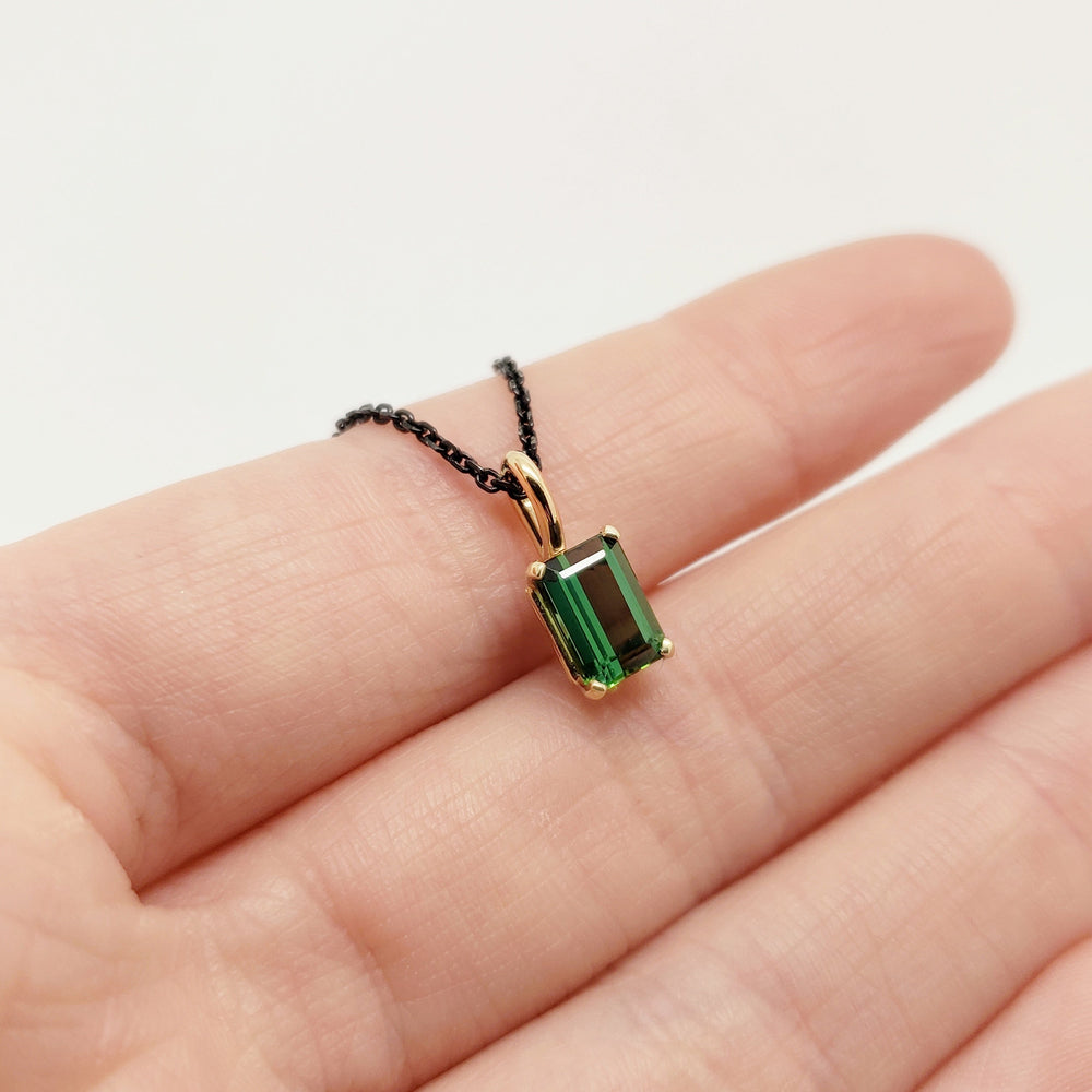 Green Tourmaline Pendant | Era Design Vancouver Canada
