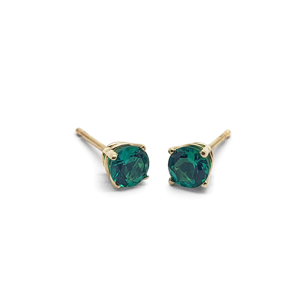 Lab Grown Emerald Earrings | Era Design Vancouver Canada