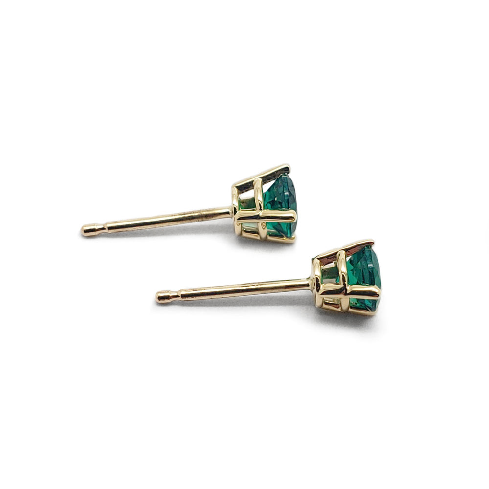 Lab Grown Emerald Earrings | Era Design Vancouver Canada