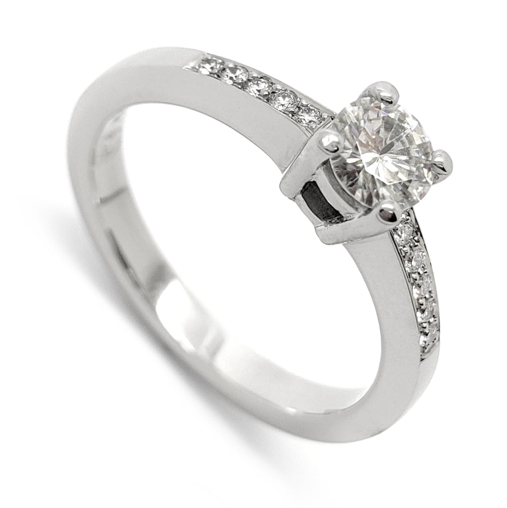 Moissanite Engagement Ring | Era Design Vancouver Canada