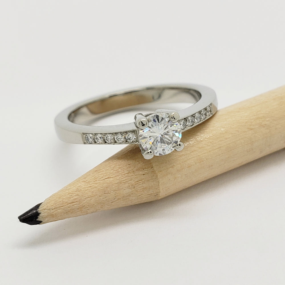 Moissanite Engagement Ring | Era Design Vancouver Canada