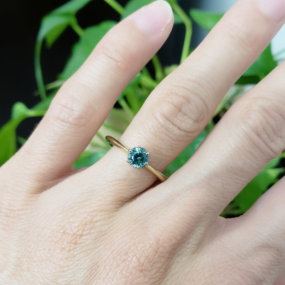 Montana Sapphire Engagement Ring | Era Design Vancouver Canada