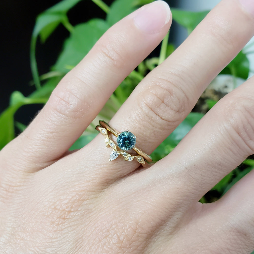 Montana Sapphire Engagement Ring | Era Design Vancouver Canada