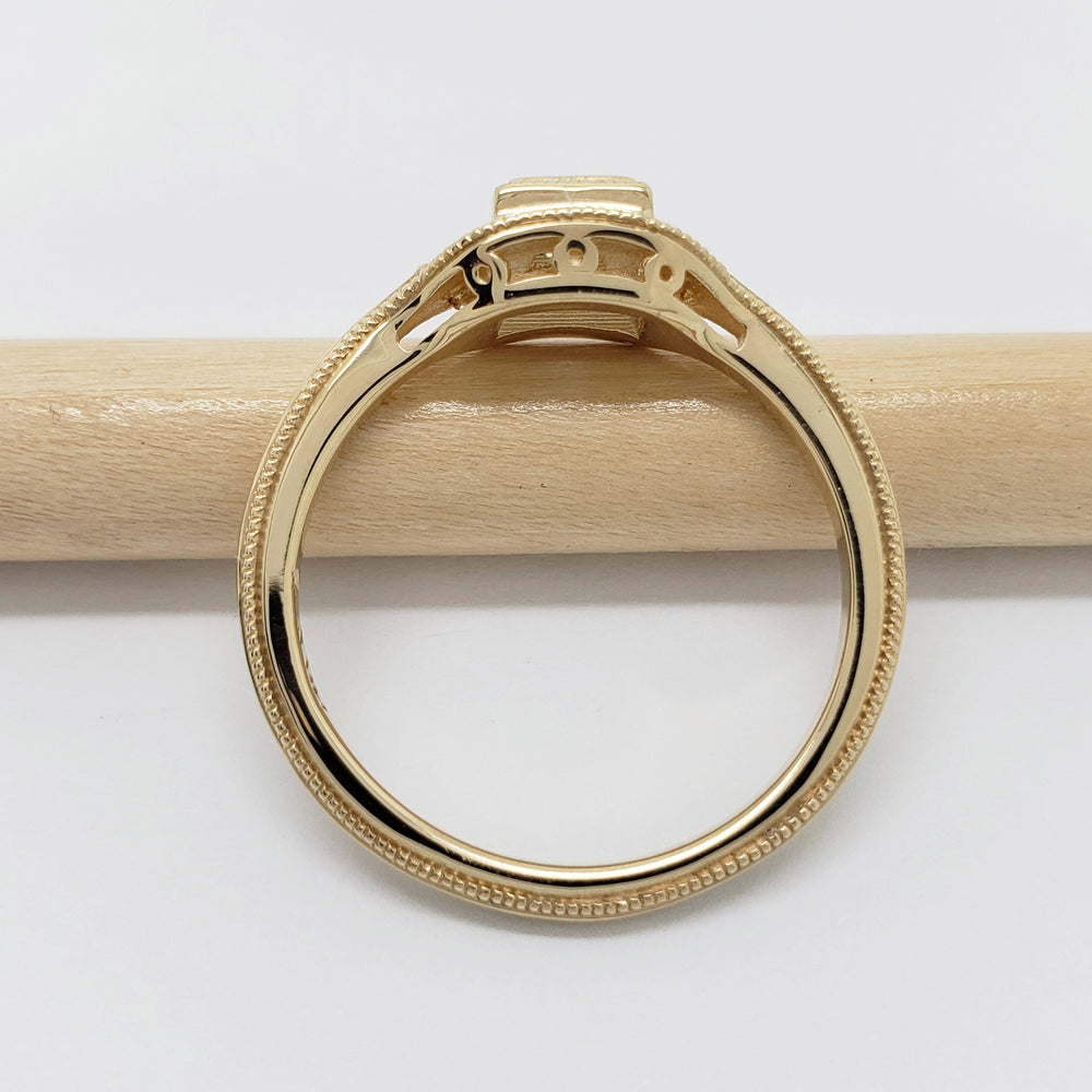 Sapphire and Diamond Engagement Ring | Era Design Vancouver Canada