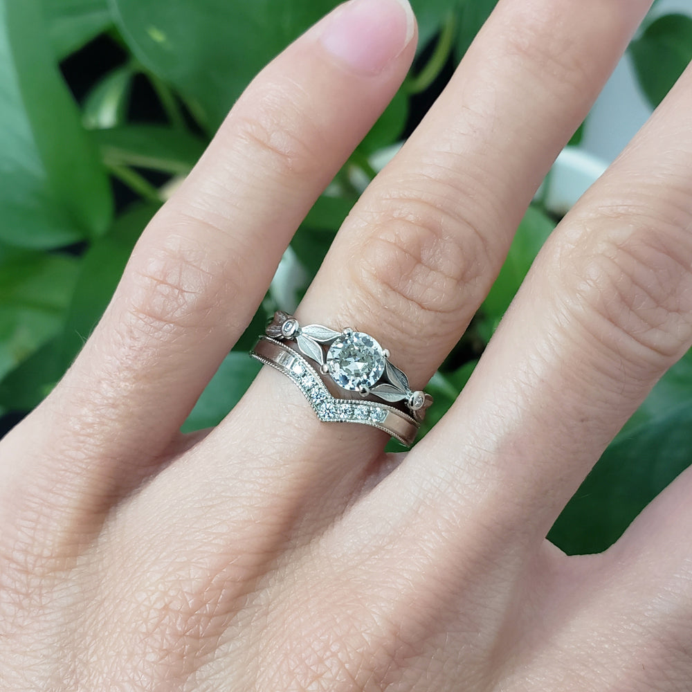 Canadian Diamond Wedding Ring | Era Design Vancouver Canada
