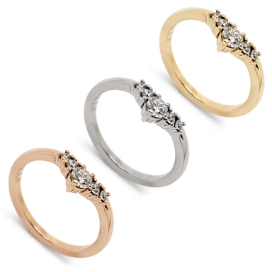 Diamond Chevron Wedding Ring | Era Design Vancouver Canada