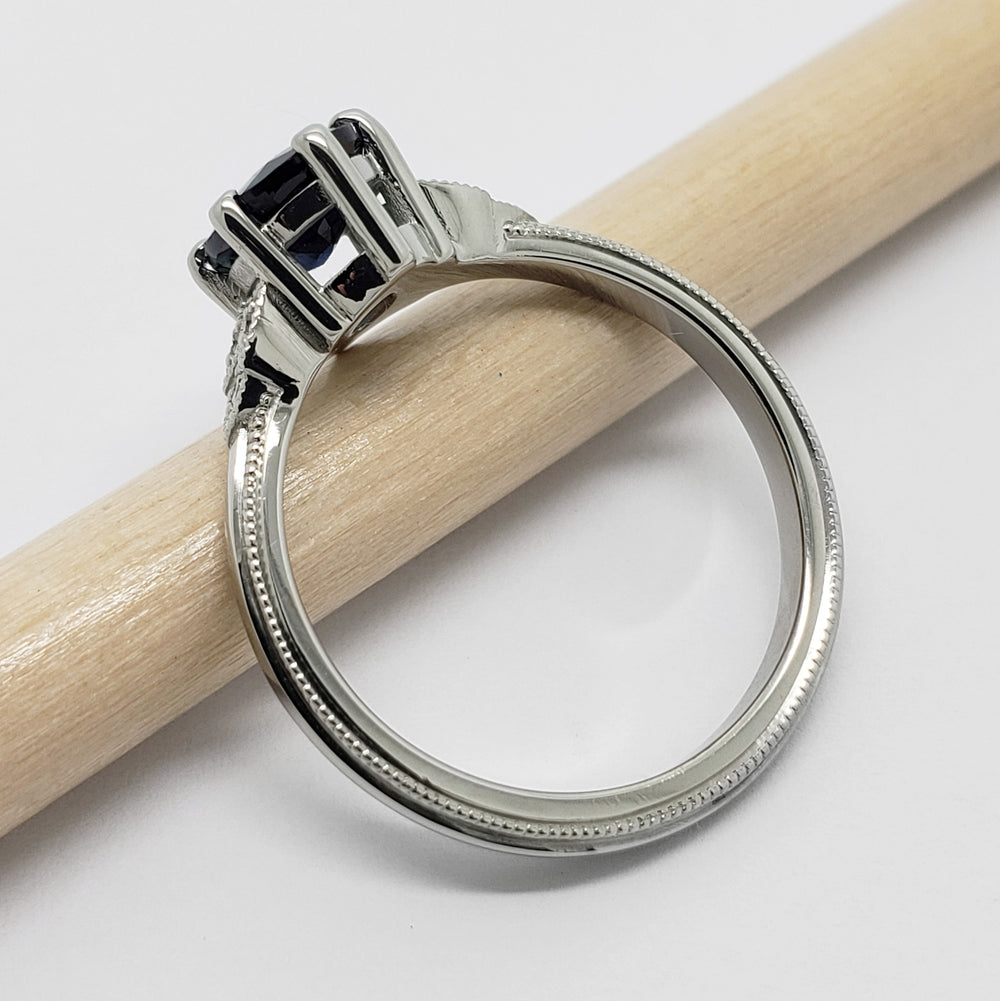 Australian Sapphire Engagement Ring | Era Design Vancouver Canada