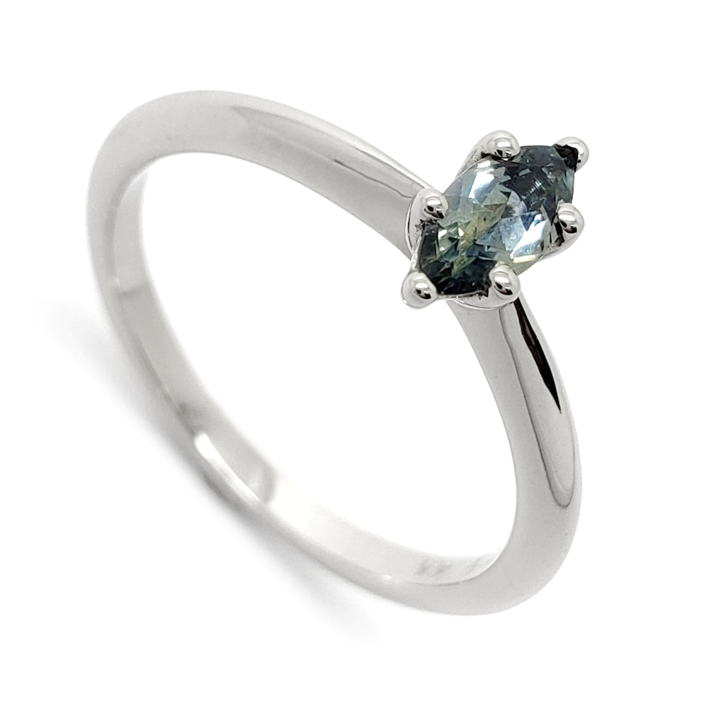 Montana Sapphire Engagement Ring | Era Design Vancouver Canada