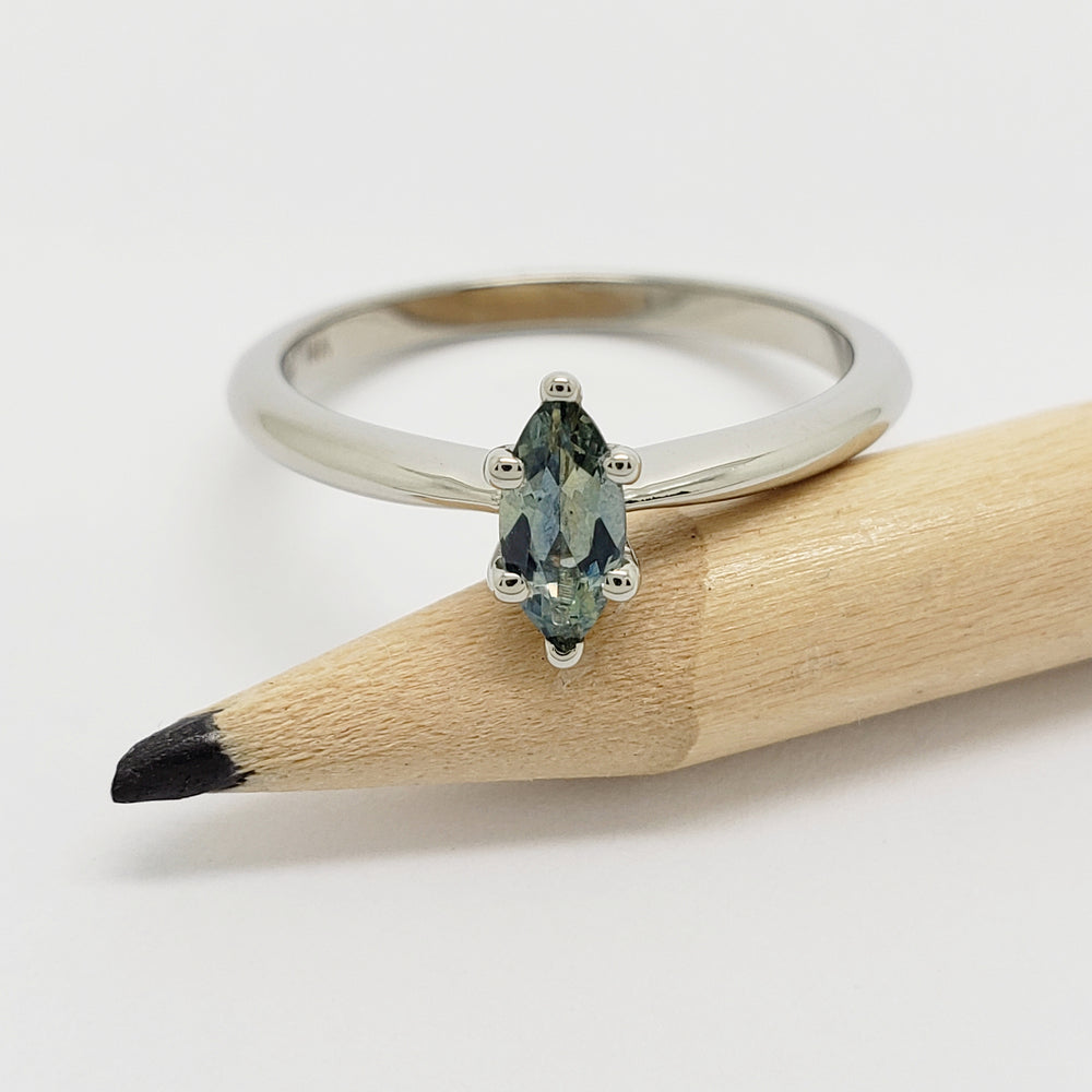 Montana Sapphire Engagement Ring | Era Design Vancouver Canada
