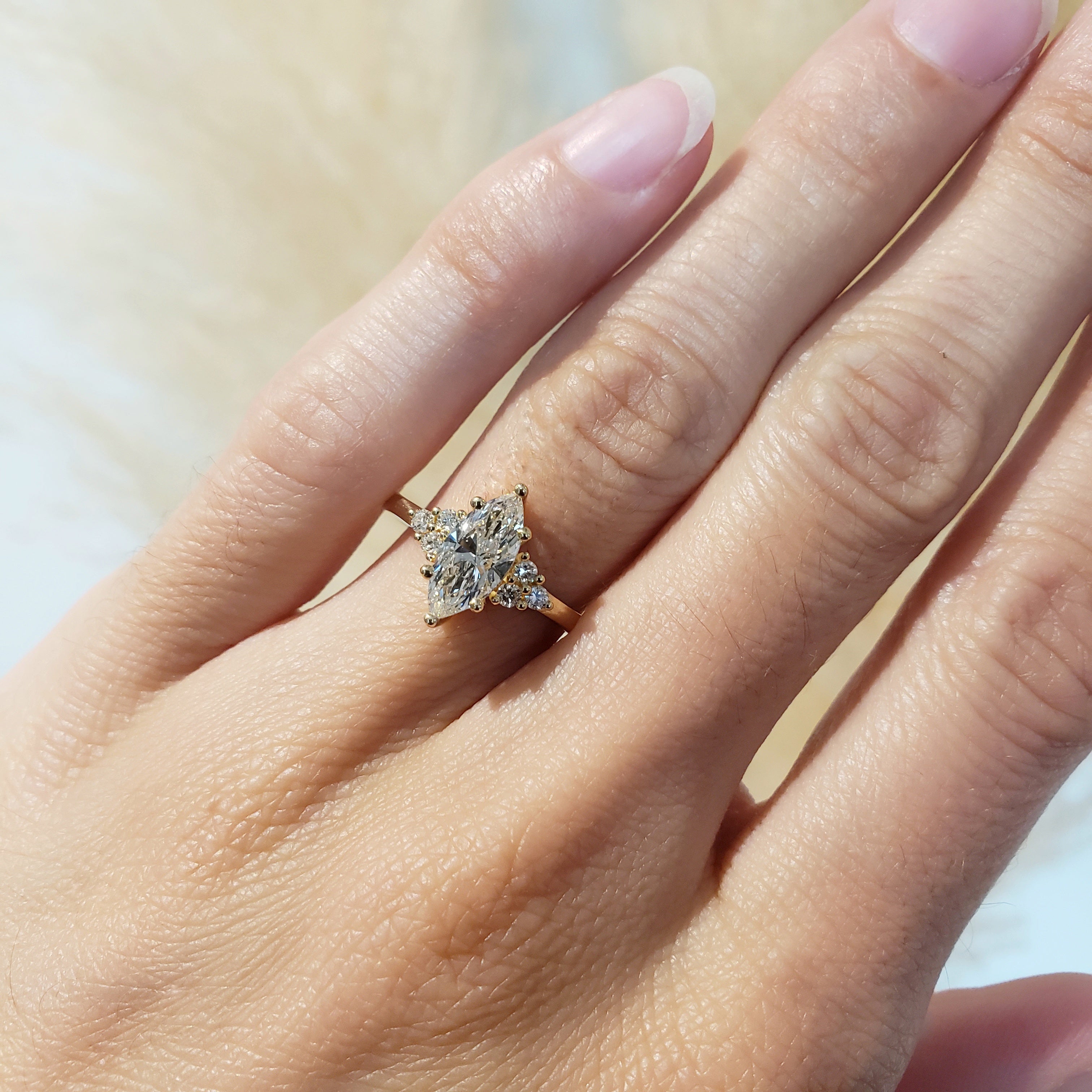 Lab Grown Diamond Engagement Ring Era Design Vancouver Canada