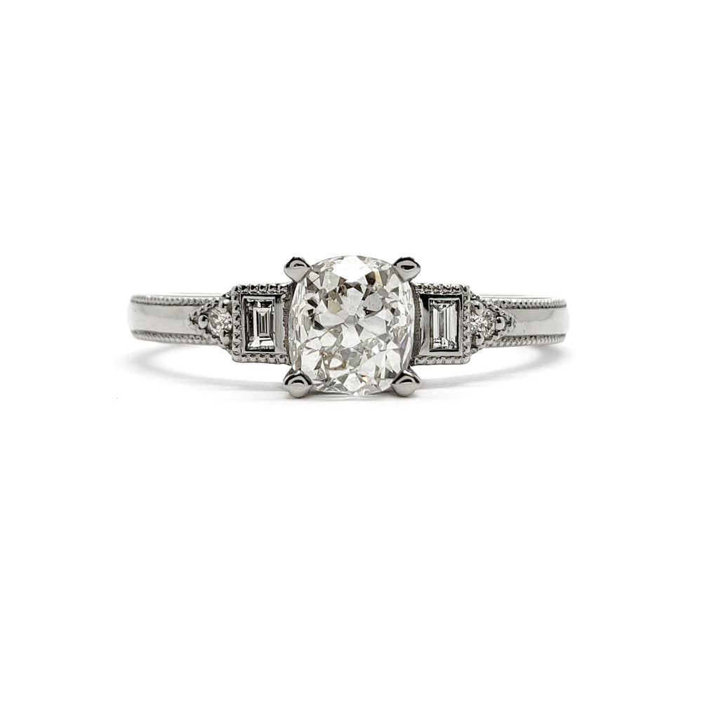 Antique Diamond Engagement Ring | Era Design Vancouver Canada