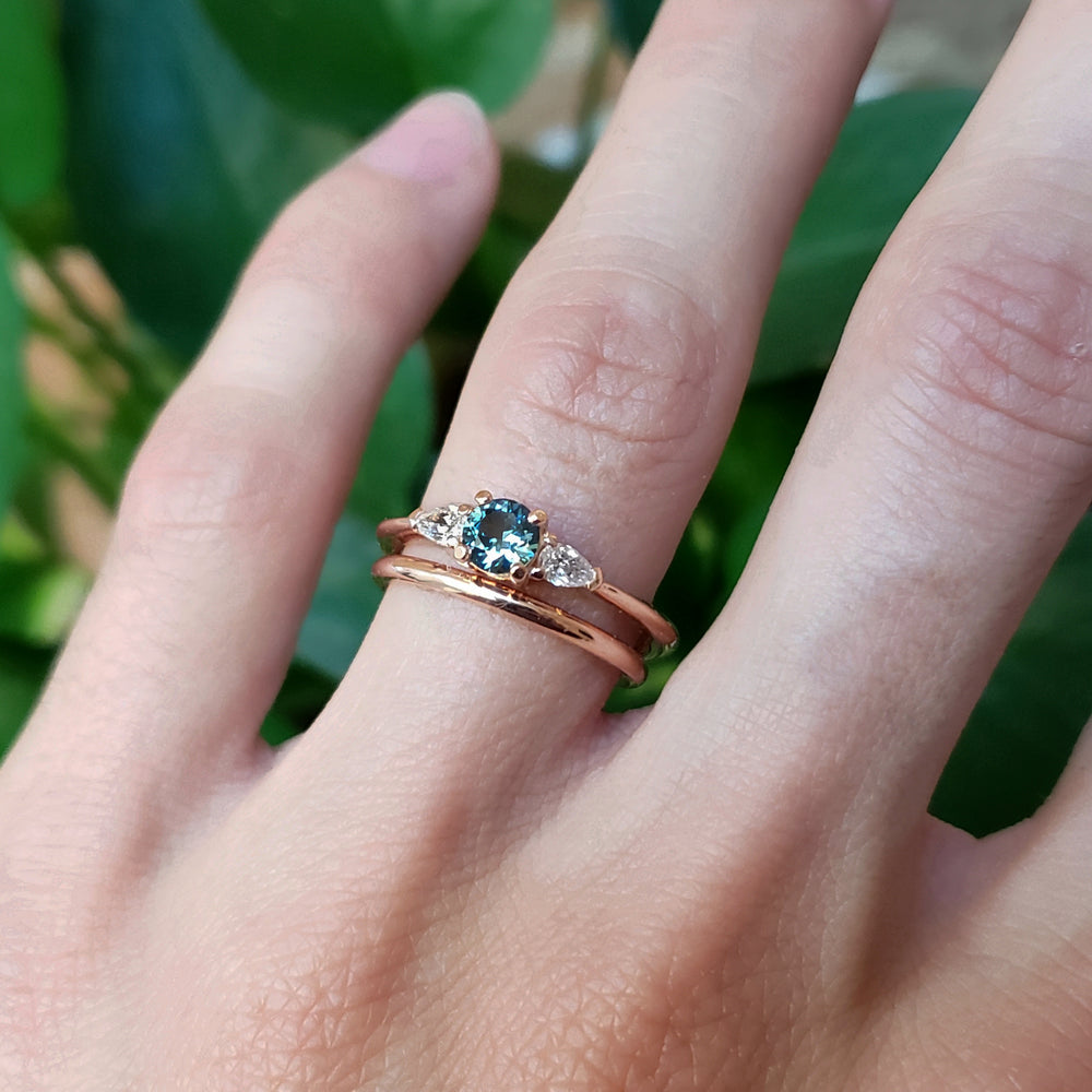 Narrow Gold Wedding Ring | Era Design Vancouver Canada