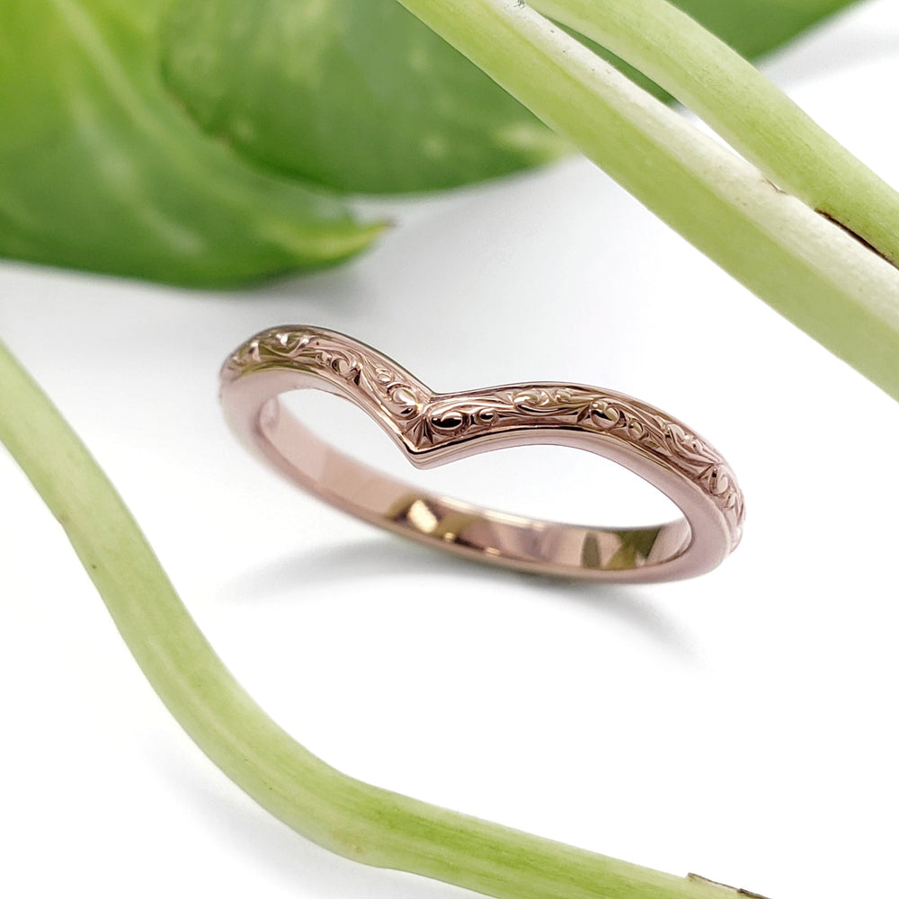 Hand Engraved Wedding Ring | Era Design Vancouver Canada