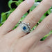 Sapphire & Lab Grown Diamond Engagement Ring | Era Design Vancouver Canada