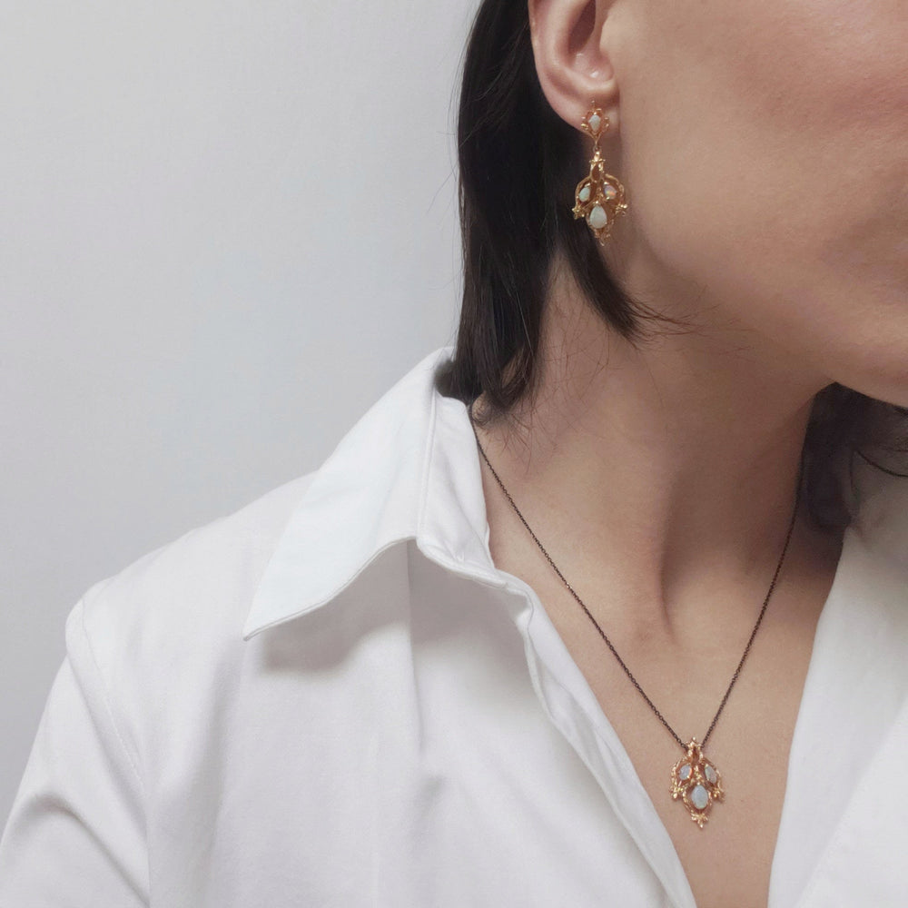 Vintage Opal Earrings | Era Design Vancouver Canada
