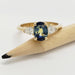 Australian Sapphire and Diamond Engagement Ring | Era Design Vancouver Canada