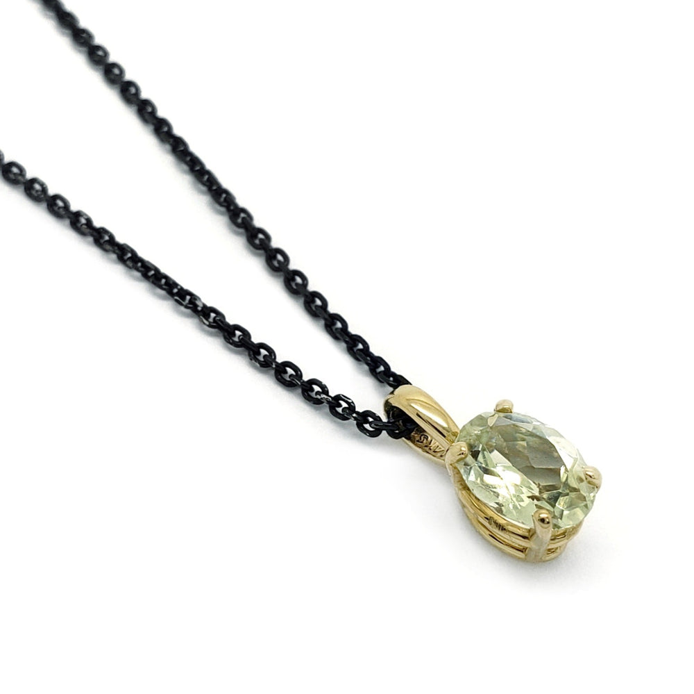 Yellow Gold Beryl Pendant | Era Design Vancouver Canada