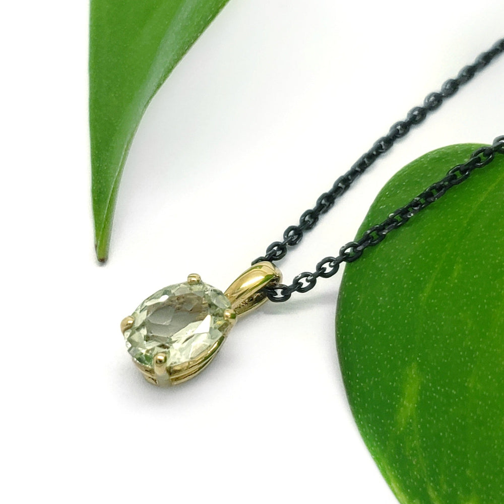 Yellow Gold Beryl Pendant | Era Design Vancouver Canada