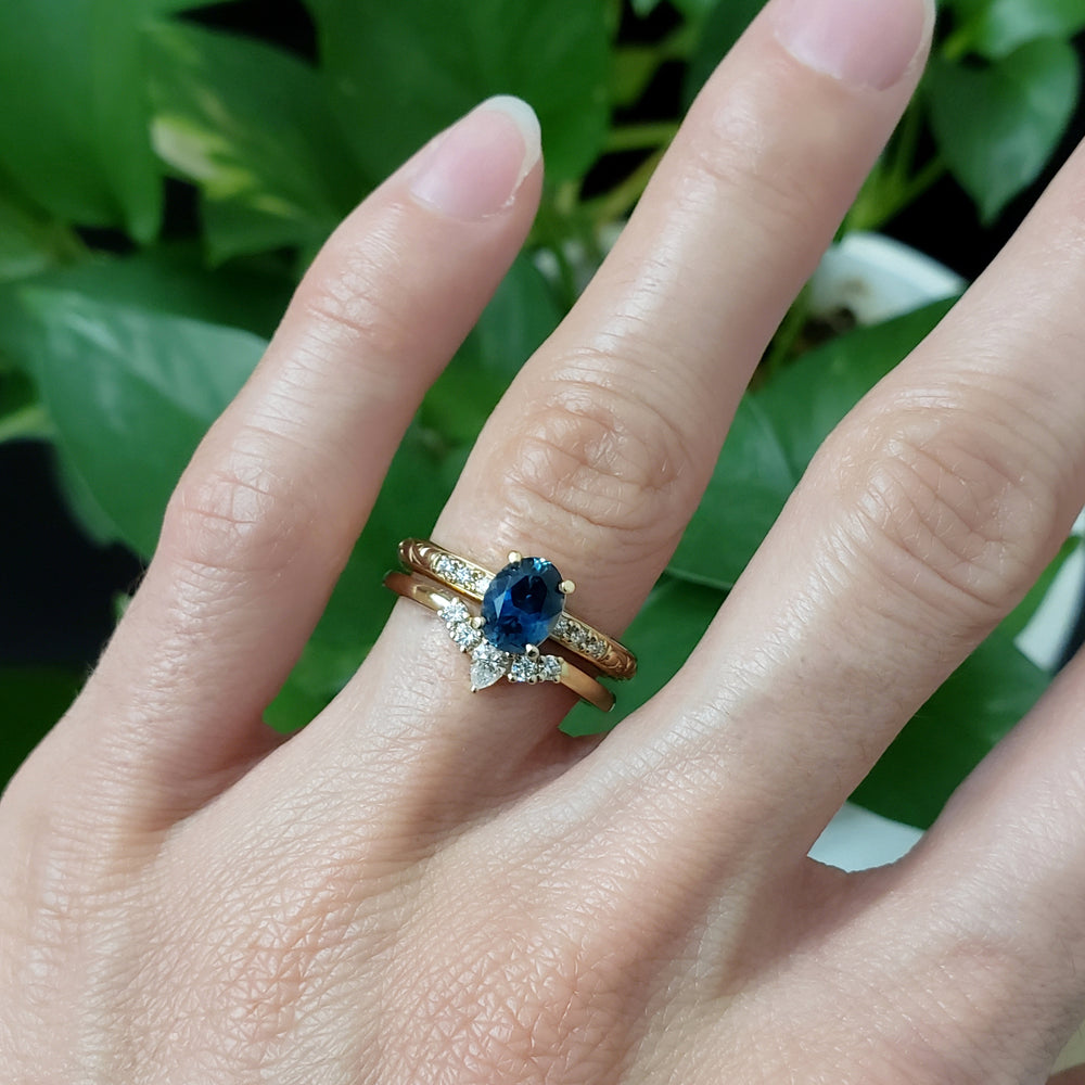 Montana Sapphire Engagement Ring | Era Design Vancouver Canada