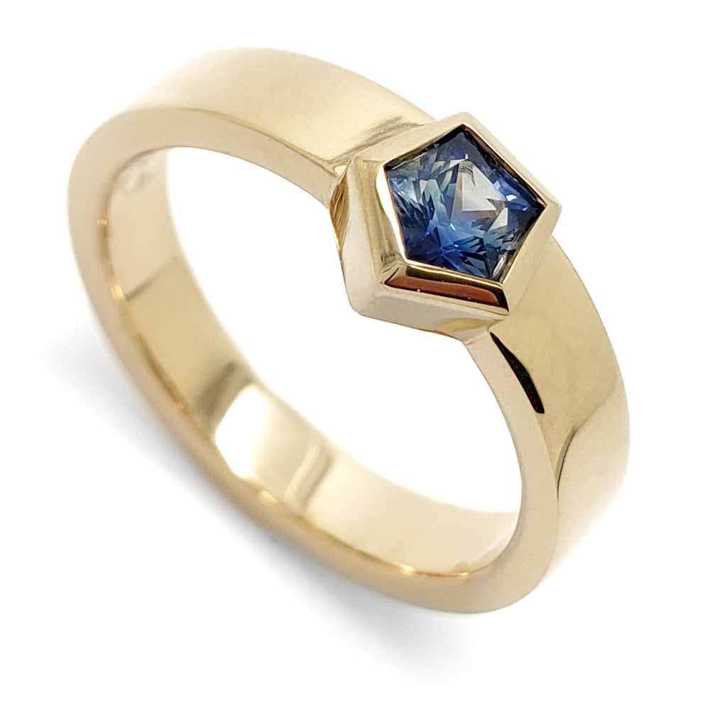 Montana Sapphire Engagement Ring | Era Design Vancouver Canada