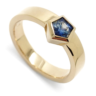 Montana Sapphire Engagement Ring | Era Design Vancouver Canada