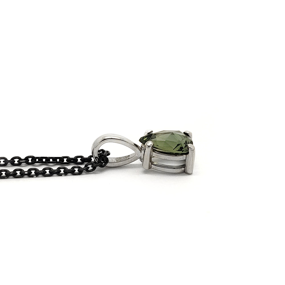 Green Sapphire Pendant | Era Design Vancouver Canada