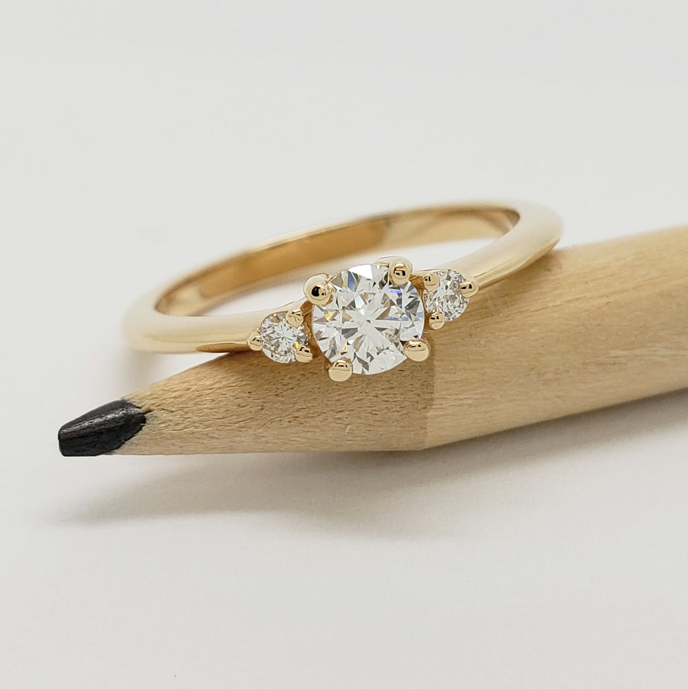 Lab Diamond Engagement Ring | Era Design Vancouver Canada
