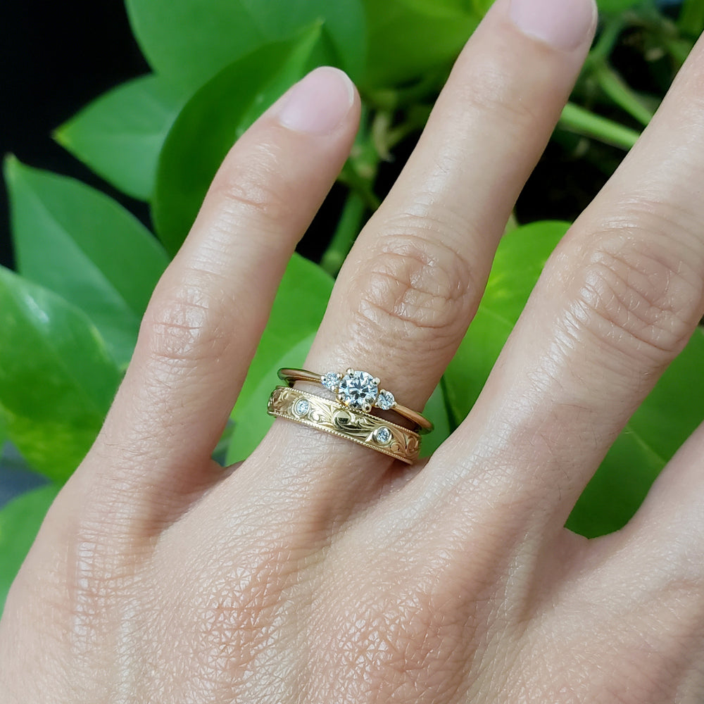 Lab Diamond Engagement Ring | Era Design Vancouver Canada