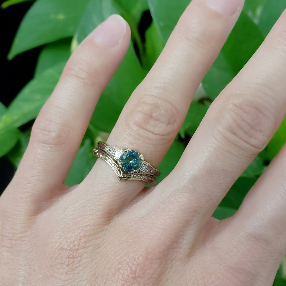 Hand Engraved Wedding Ring | Era Design Vancouver Canada