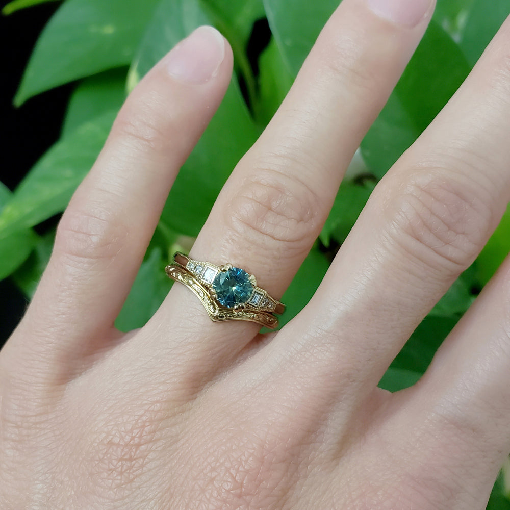 Hand Engraved Wedding Ring | Era Design Vancouver Canada