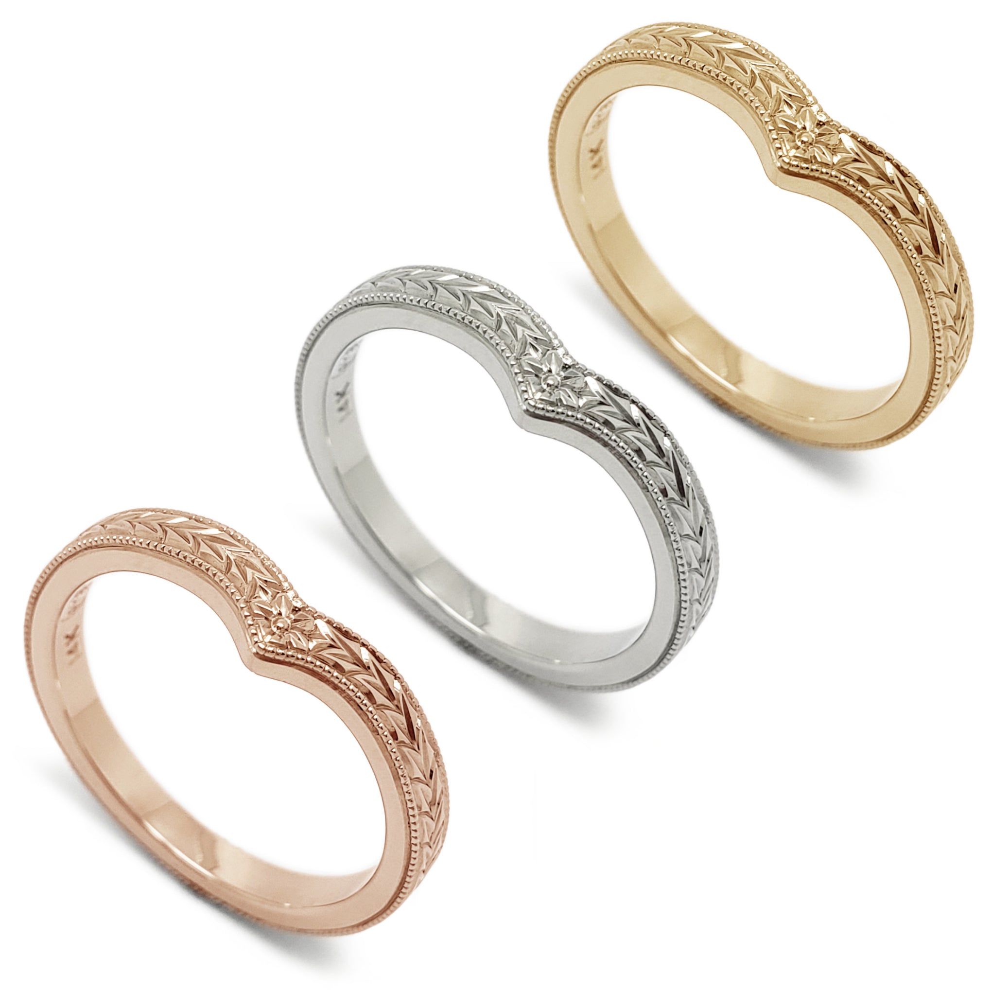 Hand Engraved Wedding Ring | Era Design Vancouver Canada