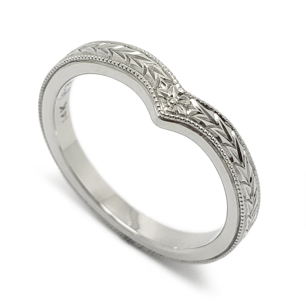 Hand Engraved Wedding Ring | Era Design Vancouver Canada