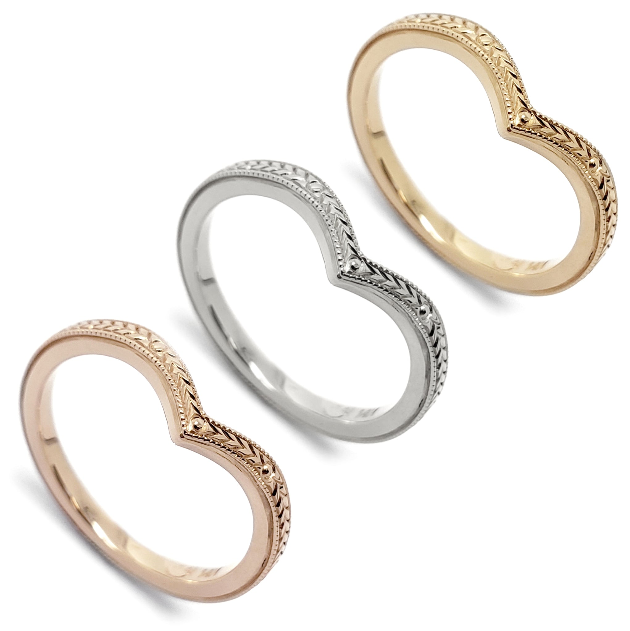 Hand Engraved Wedding Ring | Era Design Vancouver Canada