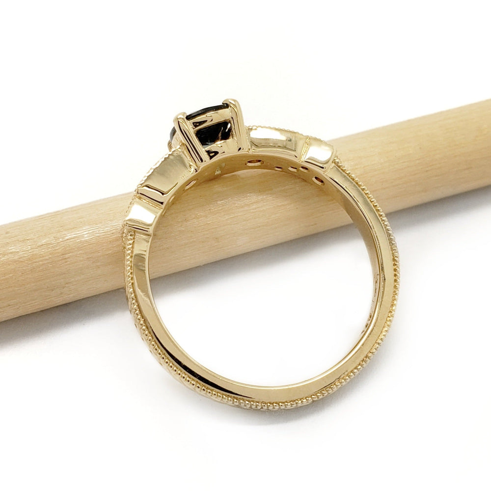 Australian Sapphire Engagement Ring | Era Design Vancouver Canada