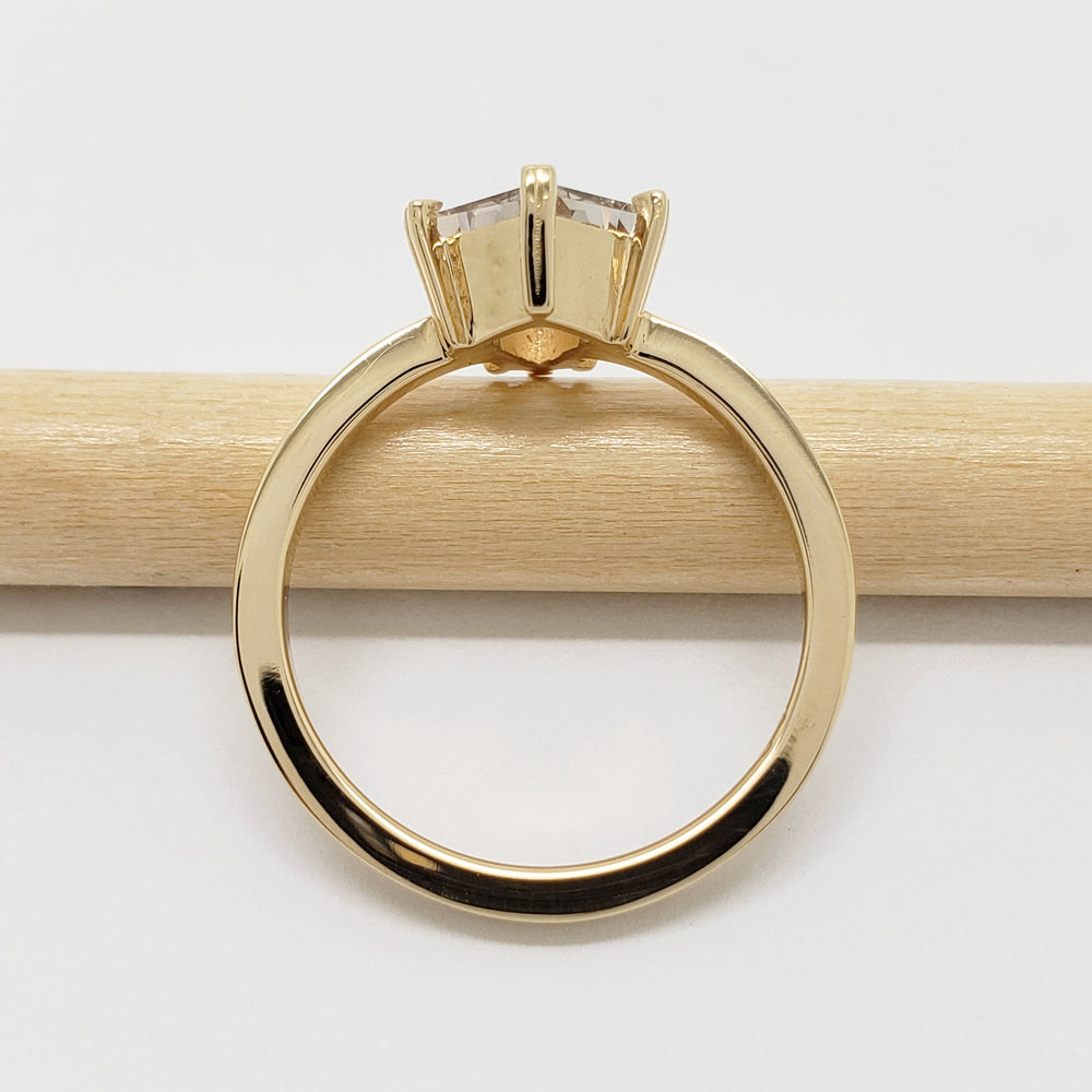 Light Grey Sapphire Engagement Ring | Era Design Vancouver Canada