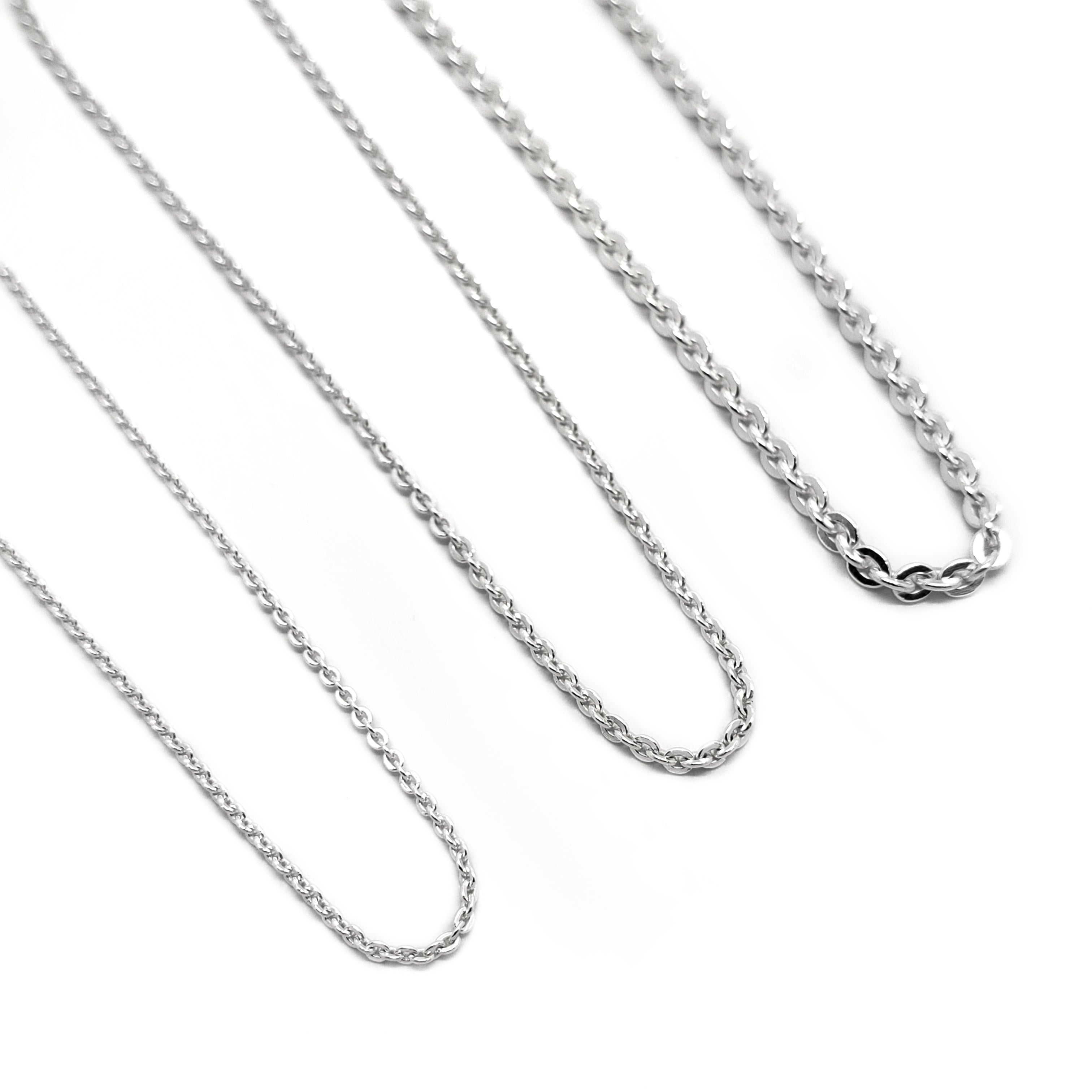 Silver Flat Cable Link Chain | Era Design Vancouver Canada