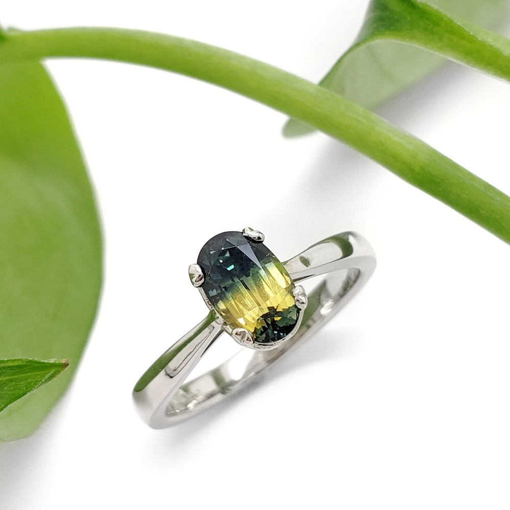 Australian Sapphire Engagement Ring | Era Design Vancouver Canada