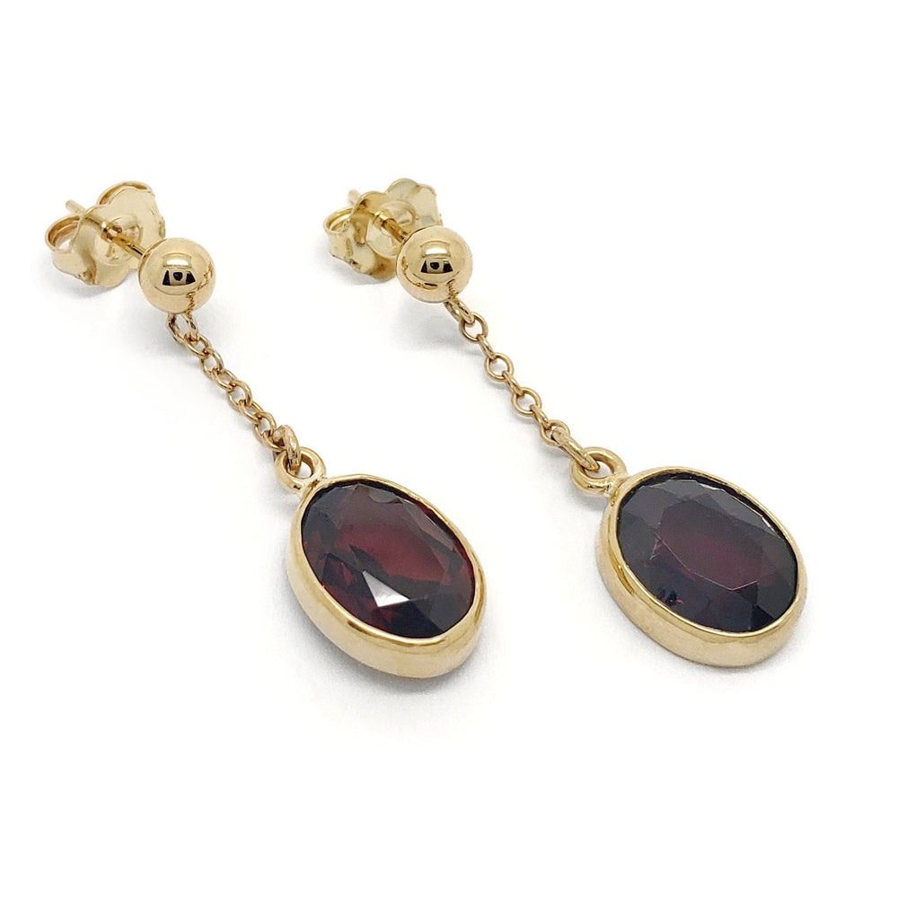 Vintage Garnet Earrings | Era Design Vancouver Canada