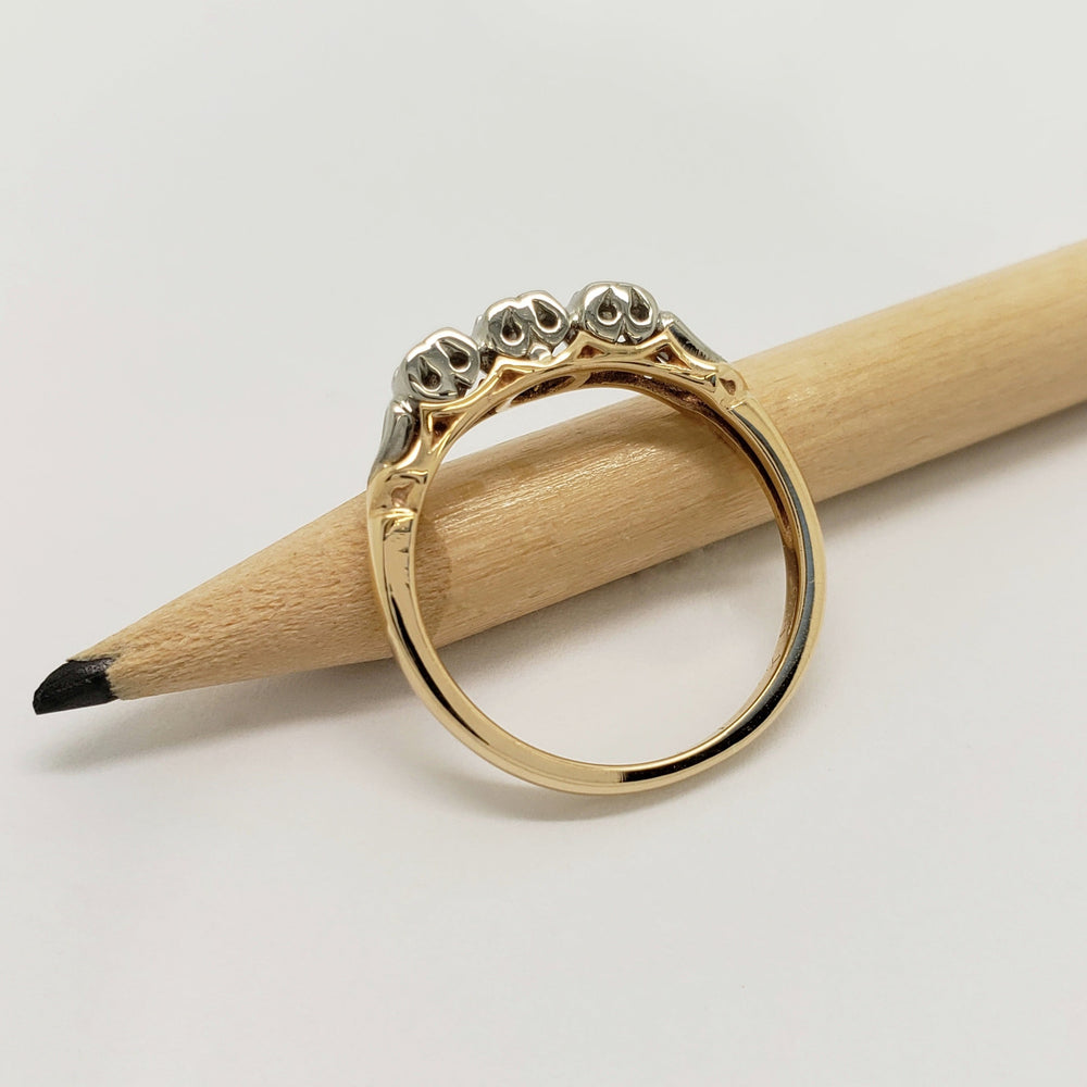 Vintage Two-Tone Wedding Ring | Era Design Vancouver Canada