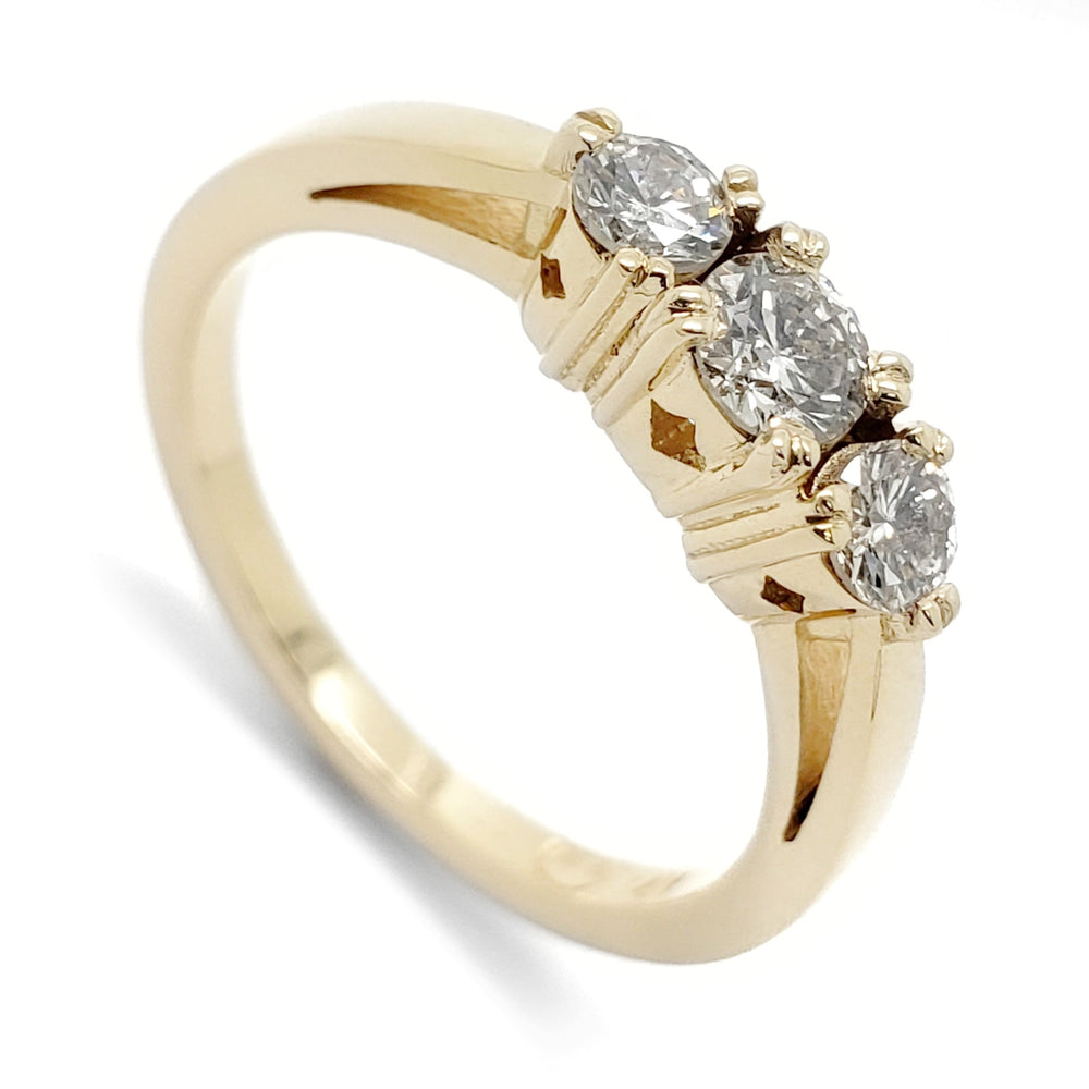 Reclaimed Diamond Engagement Ring | Era Design Vancouver Canada
