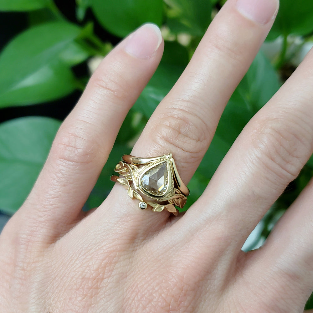 Rose Cut Diamond Engagement Ring | Era Design Vancouver Canada