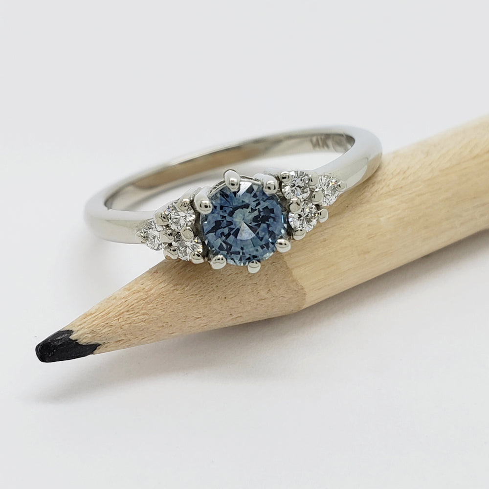 Montana Sapphire Engagement Ring | Era Design Vancouver Canada
