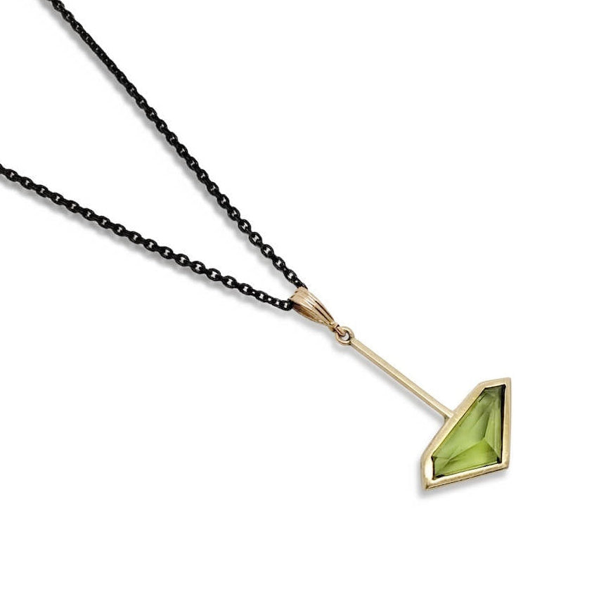 Vintage Peridot Kite Pendant