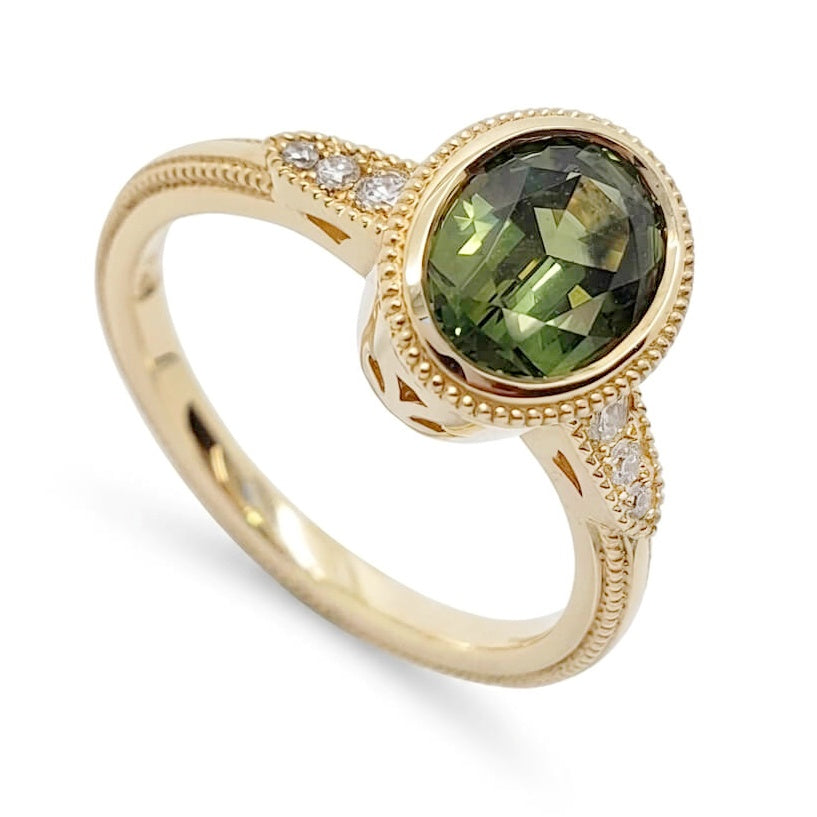 Ella Yellow | Green Sapphire