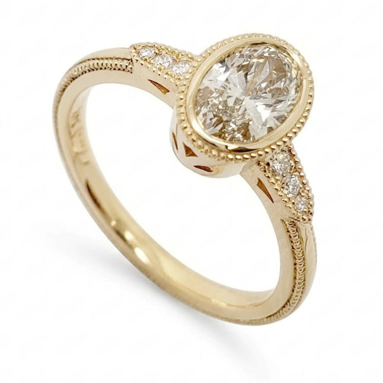 Lab Diamond Engagement Ring | Era Design Vancouver Canada