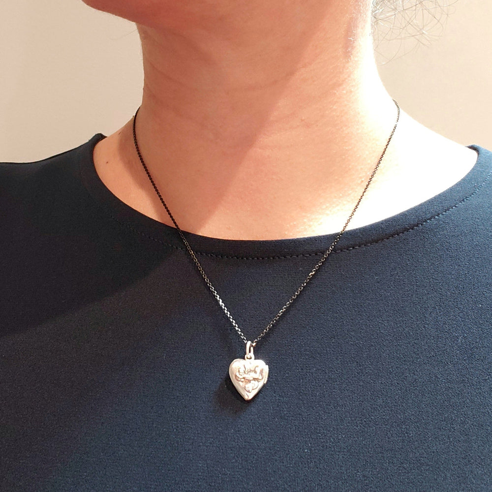 Mini Vintage Cherub Locket | Era Design Vancouver Canada