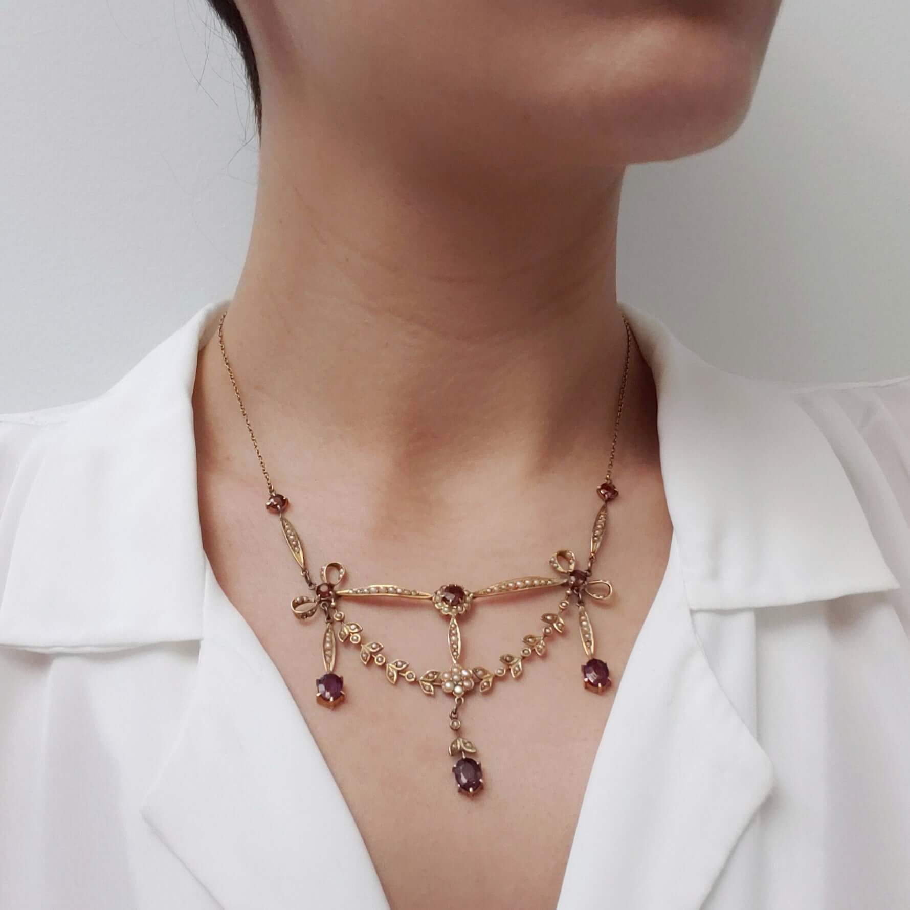 Antique Lavaliere Necklace | Era Design Vancouver Canada