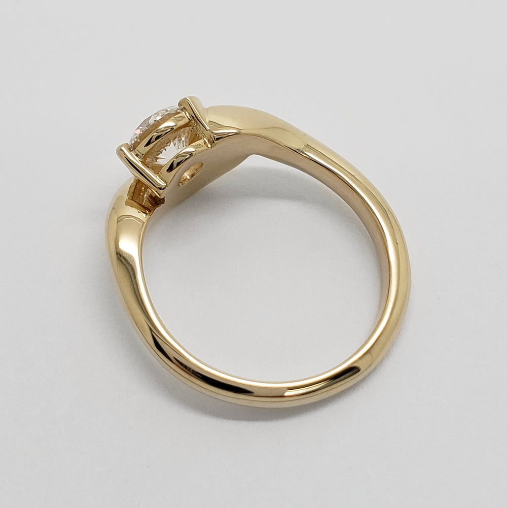 Lab Diamond Engagement Ring | Era Design Vancouver Canada