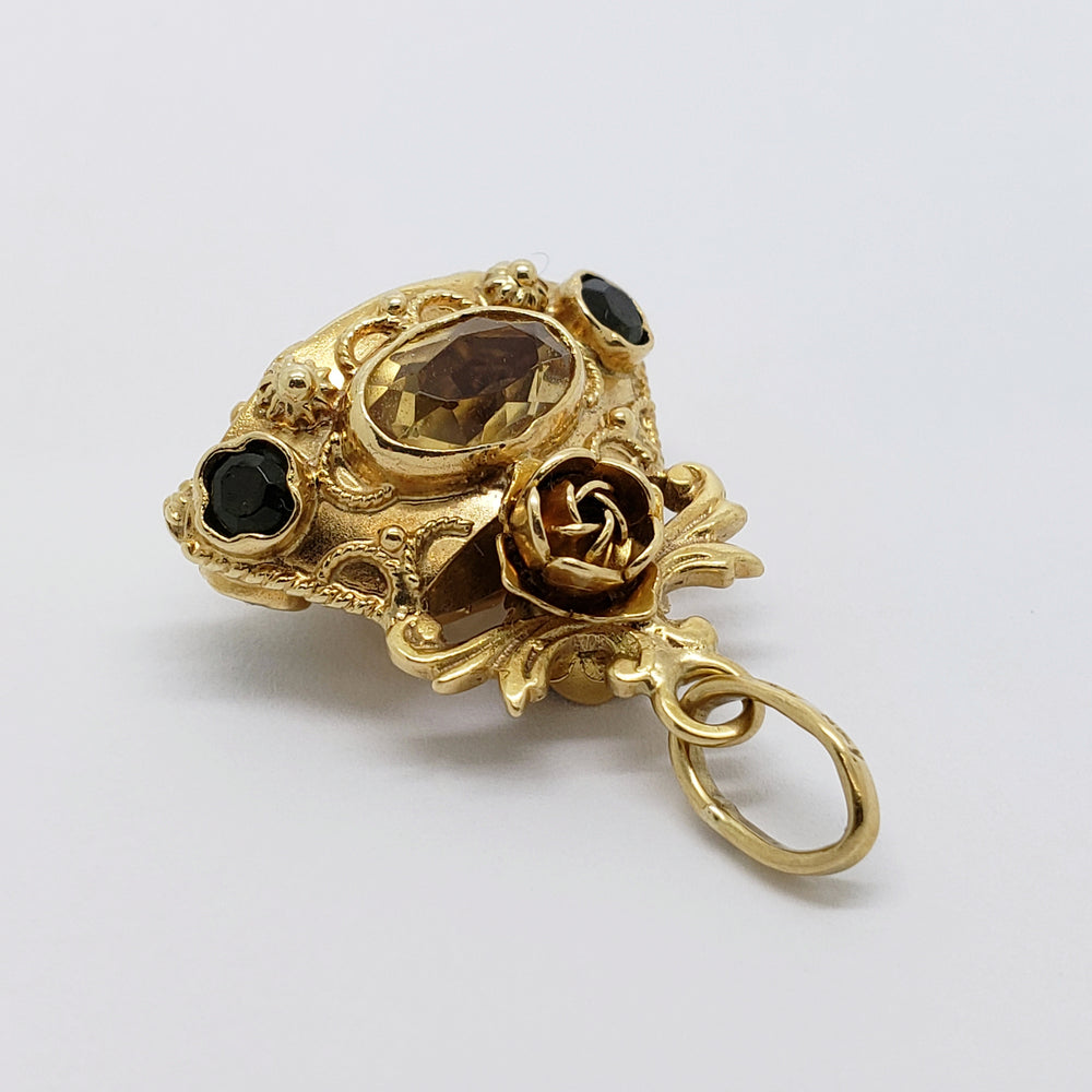 Antique Gemstone Fob Pendant | Era Design Vancouver Canada