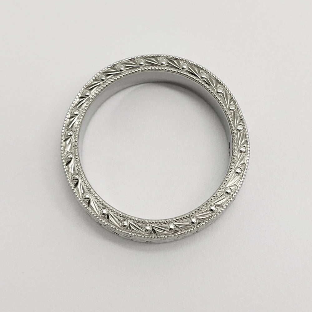 Hand Engraved Wedding Ring | Era Design Vancouver Canada 